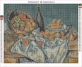 Thumbnail for Diamond painting adhesive canvas preview - The Basket Of Apples