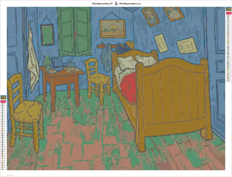 the-be diamond painting adhesive canvas 80x60cm