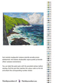 Thumbnail for Paint color chart and instructions - The Cliffs at Beg-ar-Fry Saint-Jean-du-Doigt 50x40cm