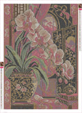 Thumbnail for Diamond painting adhesive canvas preview - The Crimson Orchid Screen