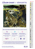 Thumbnail for Color chart and instructions - The Defense of the Sampo 50x50cm