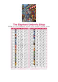 Thumbnail for DMC color chart for The Elephant Umbrella Shop diamond painting - 49 colors