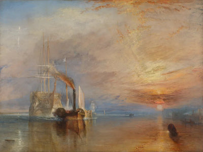 The Fighting Temeraire by Turner, 40x30 cm diamond painting – original artwork the design is made from