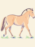 Thumbnail for The Fjord Horse Leaves, 30x40 cm diamond painting – original artwork the design is made from