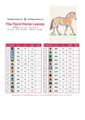 Thumbnail for DMC color chart for The Fjord Horse Leaves diamond painting - 24 colors
