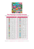 Thumbnail for DMC color chart for The Flamingo Cocktail Society diamond painting - 41 colors