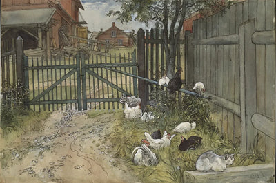 The Gate by Larsson, 60x40 cm diamond painting – original artwork the design is made from