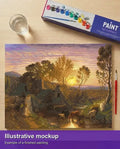 Thumbnail for Finished paint by numbers mockup - The Golden Hour 50x40cm