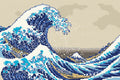 Thumbnail for The Great Wave off Kanagawa by Hokusai, 60x40 cm diamond painting – finished design preview