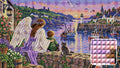 Thumbnail for The Harbour Guardian, 70x40 cm diamond painting – finished design preview with a close-up of square drills