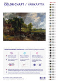 Thumbnail for Paint color chart and instructions - The Hay Wain 60x40cm