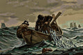 Thumbnail for Diamond painting pattern chart - The Herring Net