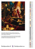 Thumbnail for Paint color chart and instructions - The Jazz Cats 40x50cm