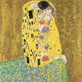 Thumbnail for The Kiss by Klimt, 50x50 cm diamond painting – finished design preview