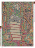 Thumbnail for Diamond painting adhesive canvas preview - The Koala Bookshop Nap