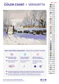 Thumbnail for Color chart and instructions - The Magpie 50x40cm