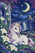Thumbnail for The Midnight Meadow Foal, 30x45 cm diamond painting – full design preview without the close-up inset