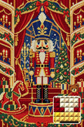 Thumbnail for The Midnight Nutcracker Theatre, 40x60 cm diamond painting – finished design preview with a close-up of square drills