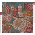 Thumbnail for Diamond painting adhesive canvas preview - The Nordic Candle Supper