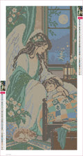 Thumbnail for Diamond painting adhesive canvas preview - The Quiet Bedside Wing