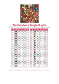 Thumbnail for DMC color chart for The Reindeers Tangled Lights diamond painting - 32 colors