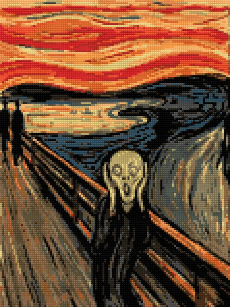 Diamond pattern - The Scream 1893