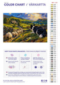 Thumbnail for Paint color chart and instructions - The Shepherd's Dog 60x40cm