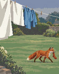 Thumbnail for The Sock Thief, 40x50 cm diamond painting – finished design preview