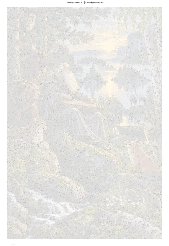 Paint by numbers numbered canvas - The Song of the Kantele 80x120cm