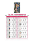 Thumbnail for DMC color chart for The Star Lantern Messenger diamond painting - 32 colors