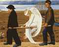 Thumbnail for The Wounded Angel by Simberg, 50x40 cm diamond painting – finished design preview