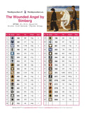 Thumbnail for DMC color chart for The Wounded Angel by Simberg diamond painting - 35 colors