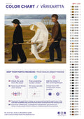 Thumbnail for Paint color chart and instructions - The Wounded Angel 50x40cm