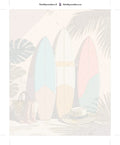Thumbnail for Paint by numbers numbered canvas - Three Surfboards and Hat 40x50cm