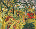Thumbnail for Tiger in a Tropical Storm by Henri Rousseau, 50x40 cm diamond painting – finished design preview