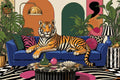 Miniatyrbild: Diamantmönster för Tiger on Sofa