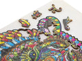 Thumbnail for Wooden tiger puzzle close-up detail