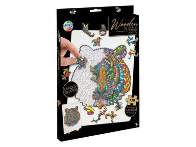 Wooden tiger puzzle 132 pieces
