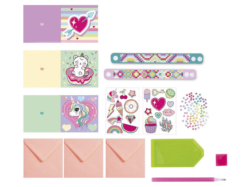 Diamond painting bracelet kit contents