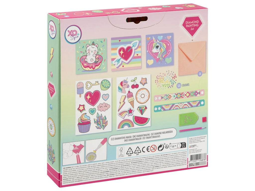 Diamond painting bracelet + sticker set 