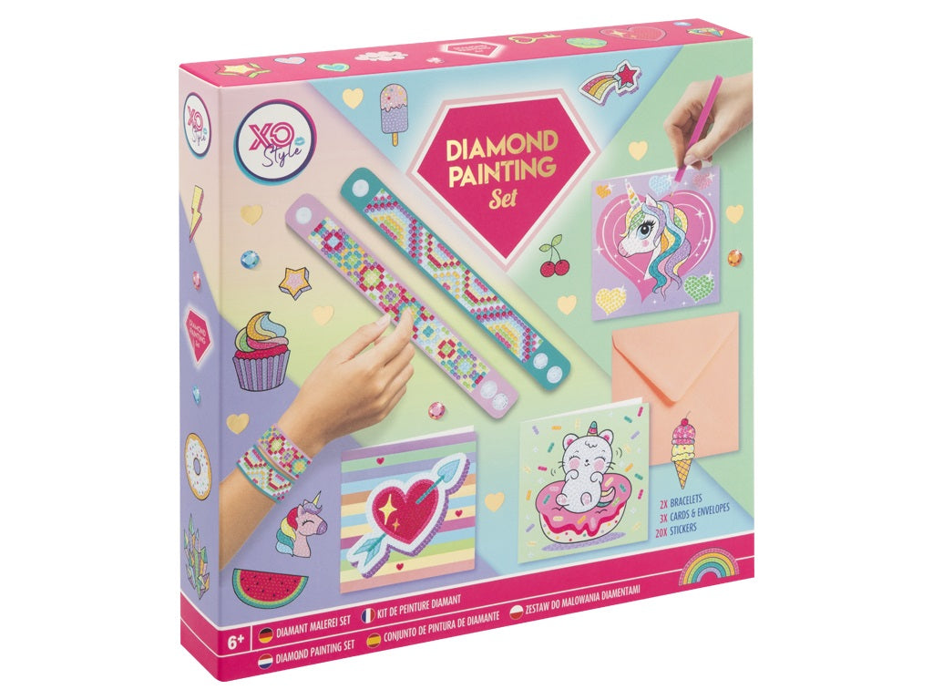 Diamond painting bracelet + sticker set 