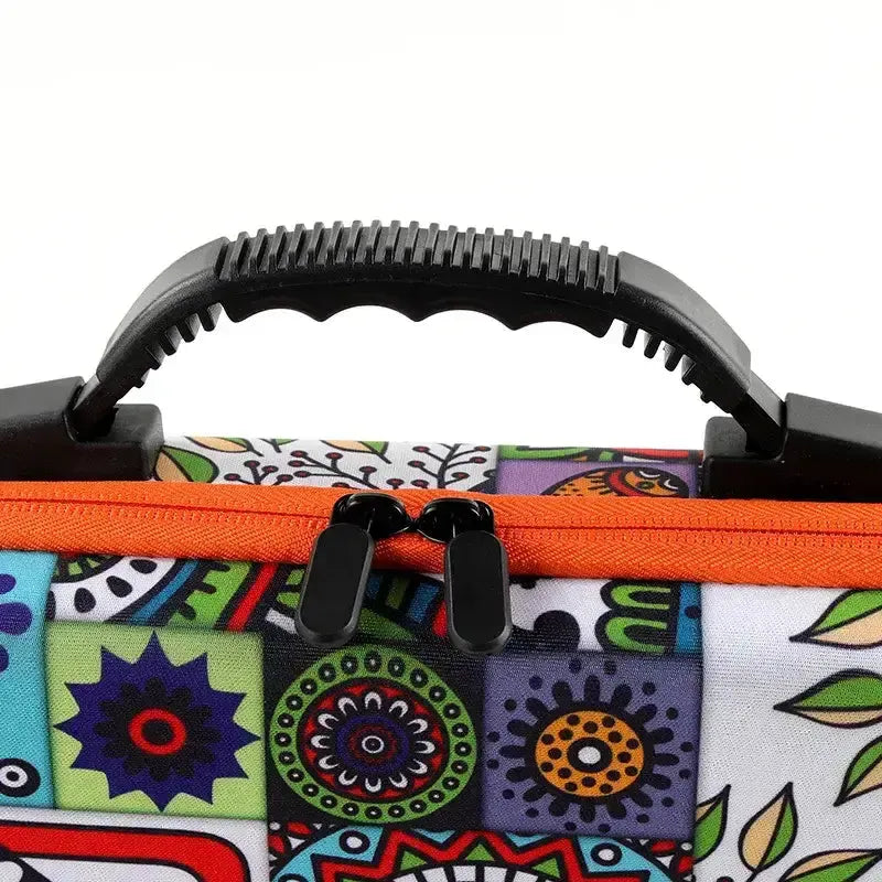Diamond painting storage case zipper close-up