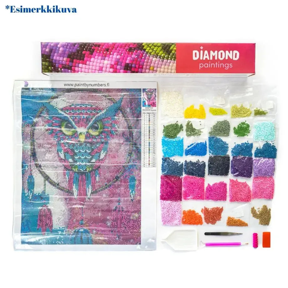 Violet Bouquet 40x50cm - Diamond Painting 