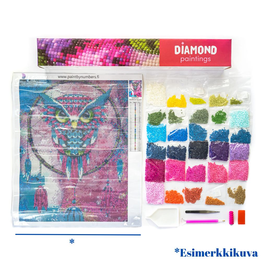 Beauty basket 60x60cm - Diamond painting 