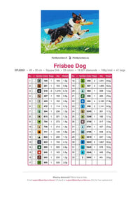 Thumbnail for Frisbee Dog timanttimaalauksen värikartta – 33 DMC-väriä
