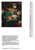 Thumbnail for Color chart and instructions - Dog Sleeping on Chair 40x50cm
