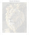 Thumbnail for Paint by numbers canvas - Lion Portrait