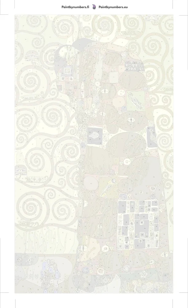 Paint by numbers canvas - Cartoon for the Frieze of the Villa Stoclet in Brussels Fulf