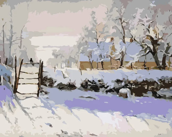 The Magpie numeromaalaus - Claude Monet