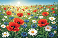 Thumbnail for Timanttimaalaus Field of Poppies